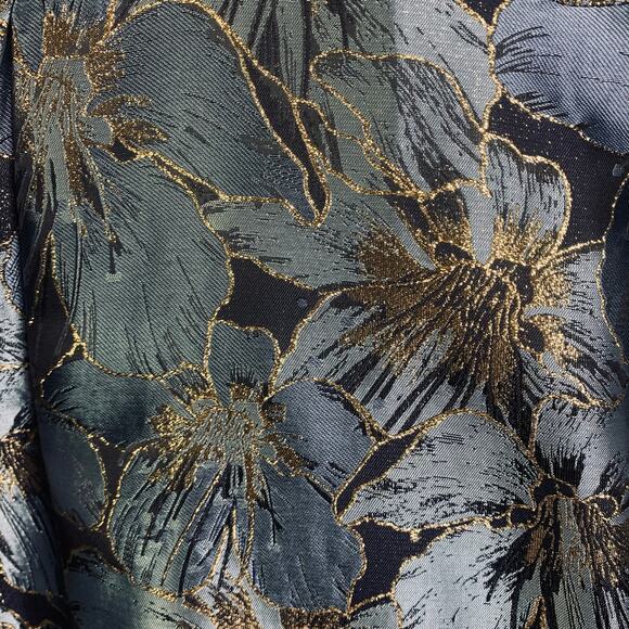 FANCYEVER WISHANG HUANGJIWU Dress M Midi Cocktail Special Event‎ Metallic Detail - Picture 9 of 16